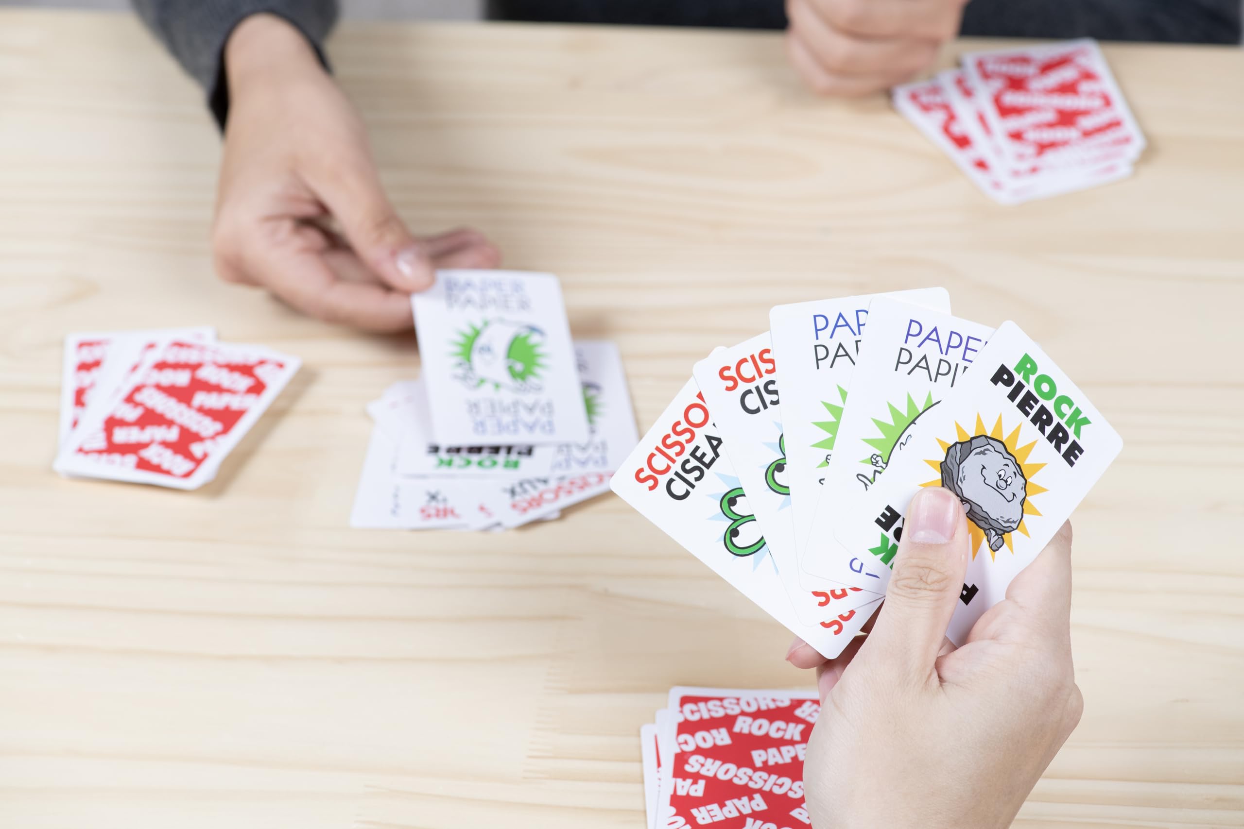 JAX Rock Paper Scissors Card Game (Bilingual) – Fast Card Version of the Classic, Ages 4+