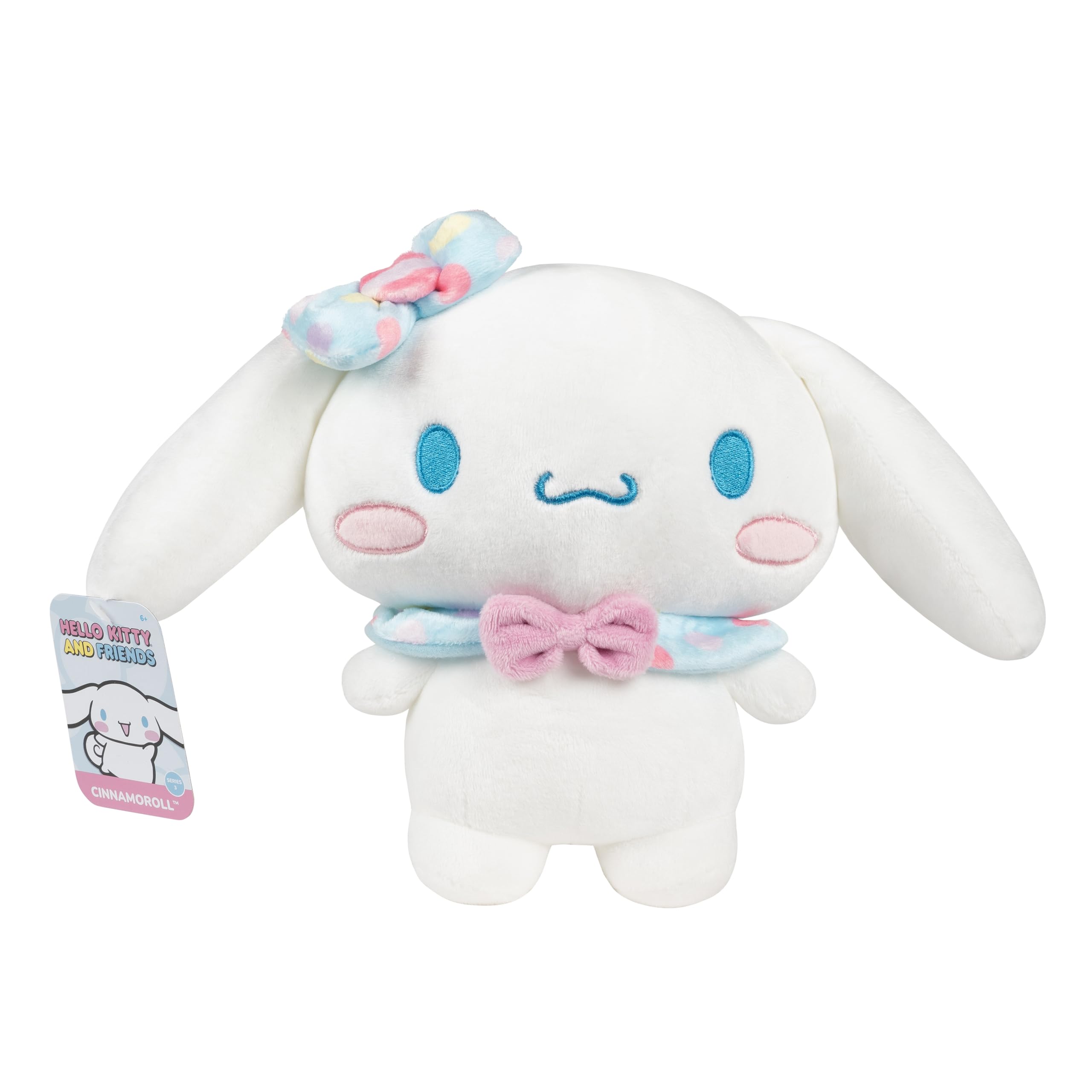 Jazwares 8-Inch Cinnamoroll Candy Wonderland Plush - Officially Licensed Sanrio Plush Toy for Ages 6+