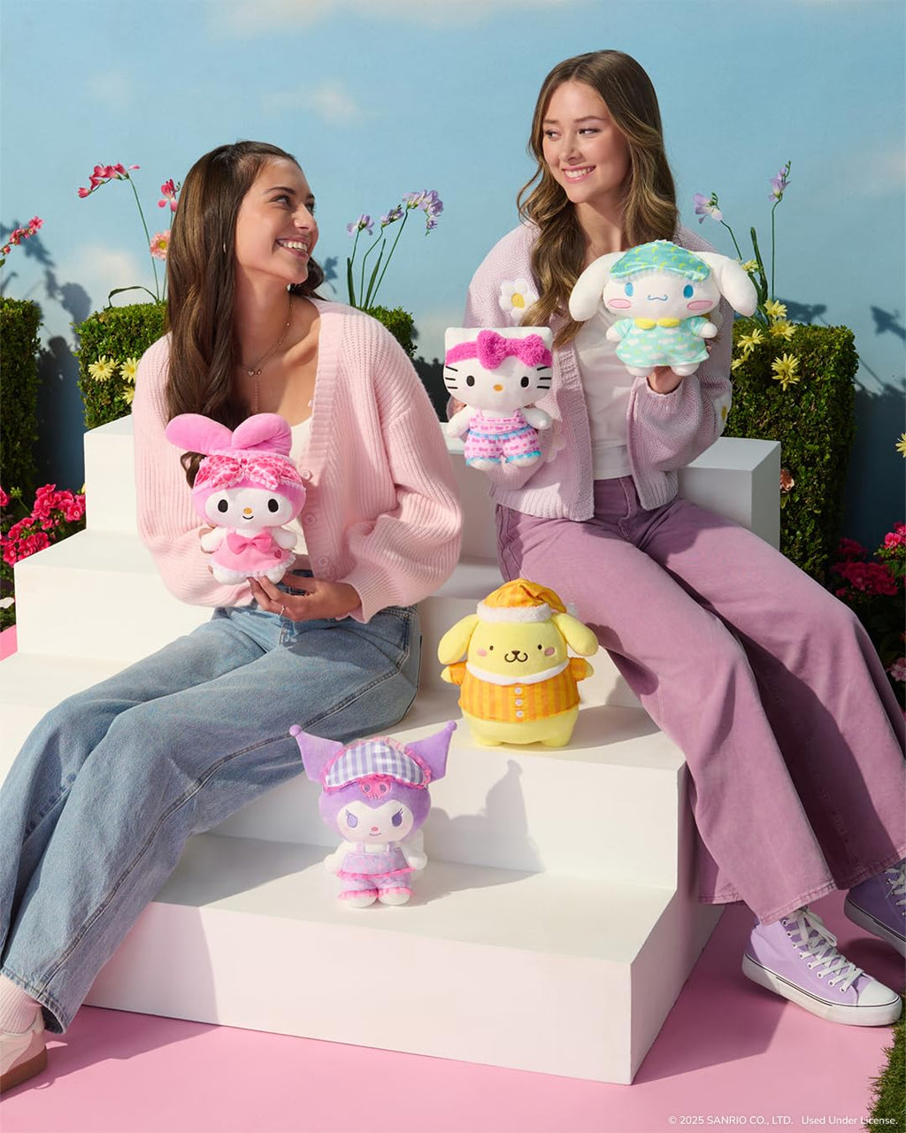 Jazwares 8-Inch Pompompurin Pajama Party Plush – Officially Licensed Sanrio Plush Toy for Ages 6+