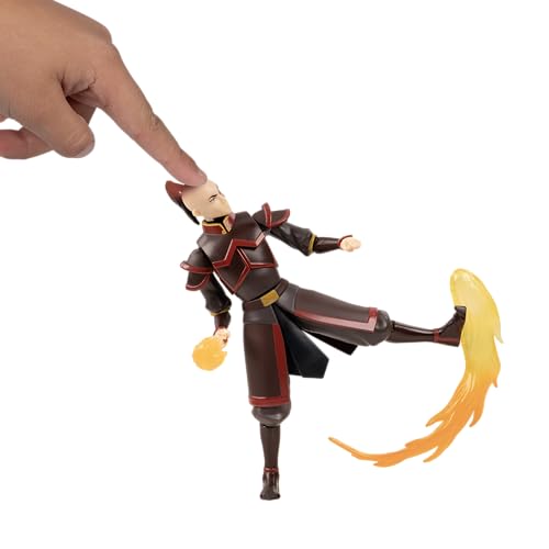 Jazwares Avatar: The Last Airbender Zuko (Book One) – 4.5-Inch Scale Action Figure with Fire Effects & Battle Action