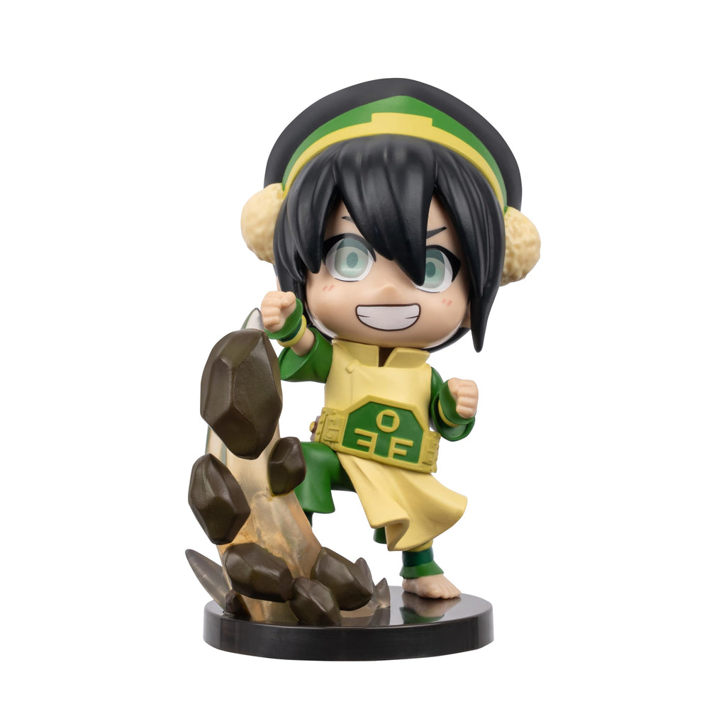 Jazwares Avatar Toph 4-Inch Kawaii Mini Figure with Display Base
