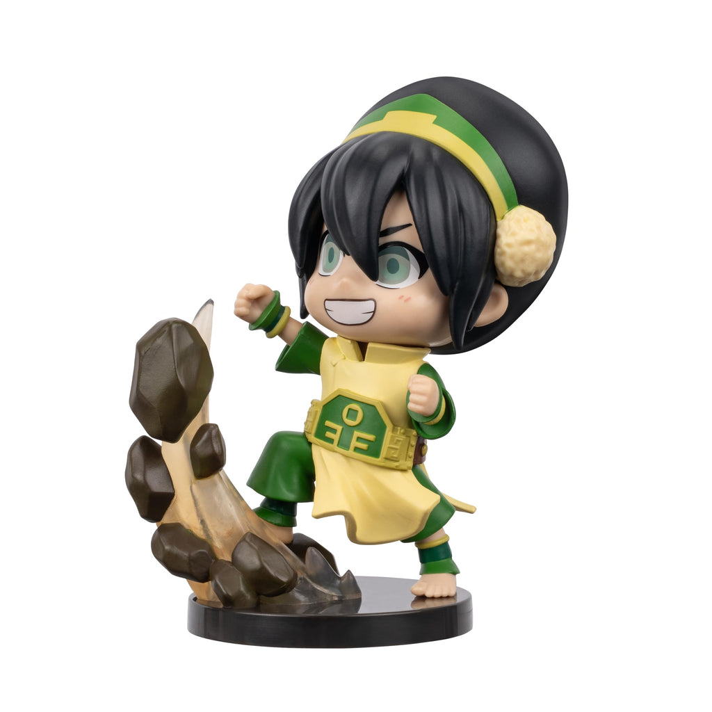 Jazwares Avatar Toph 4-Inch Kawaii Mini Figure with Display Base