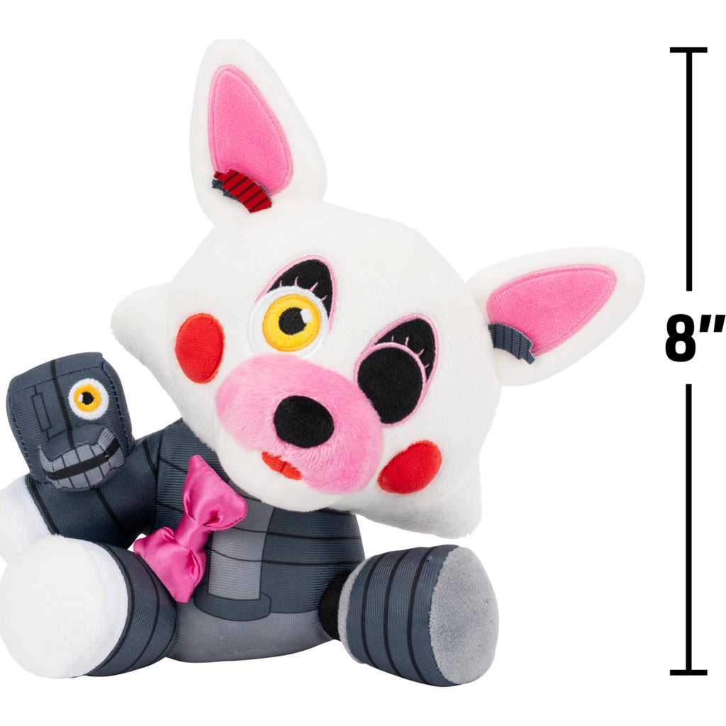 Jazwares Five Nights at Freddy’s Mangle Plush - 8-Inch Soft Stuffie with Glow-in-the-Dark Eyes