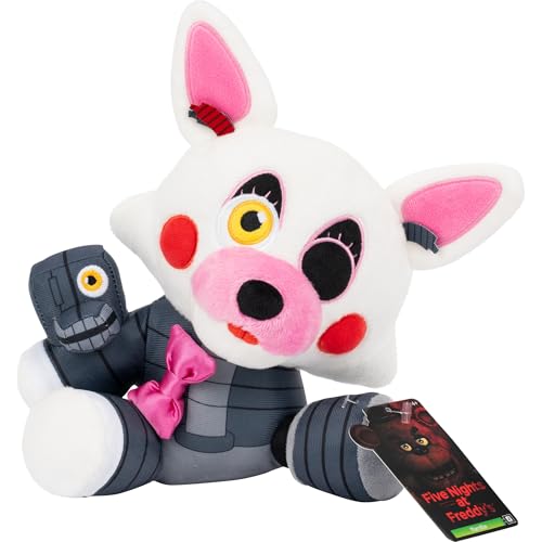 Jazwares Five Nights at Freddy’s Mangle Plush - 8-Inch Soft Stuffie with Glow-in-the-Dark Eyes