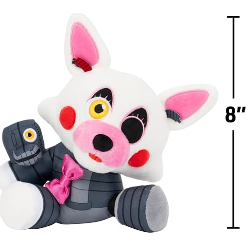 Jazwares Five Nights at Freddy’s Mangle Plush - 8-Inch Soft Stuffie with Glow-in-the-Dark Eyes