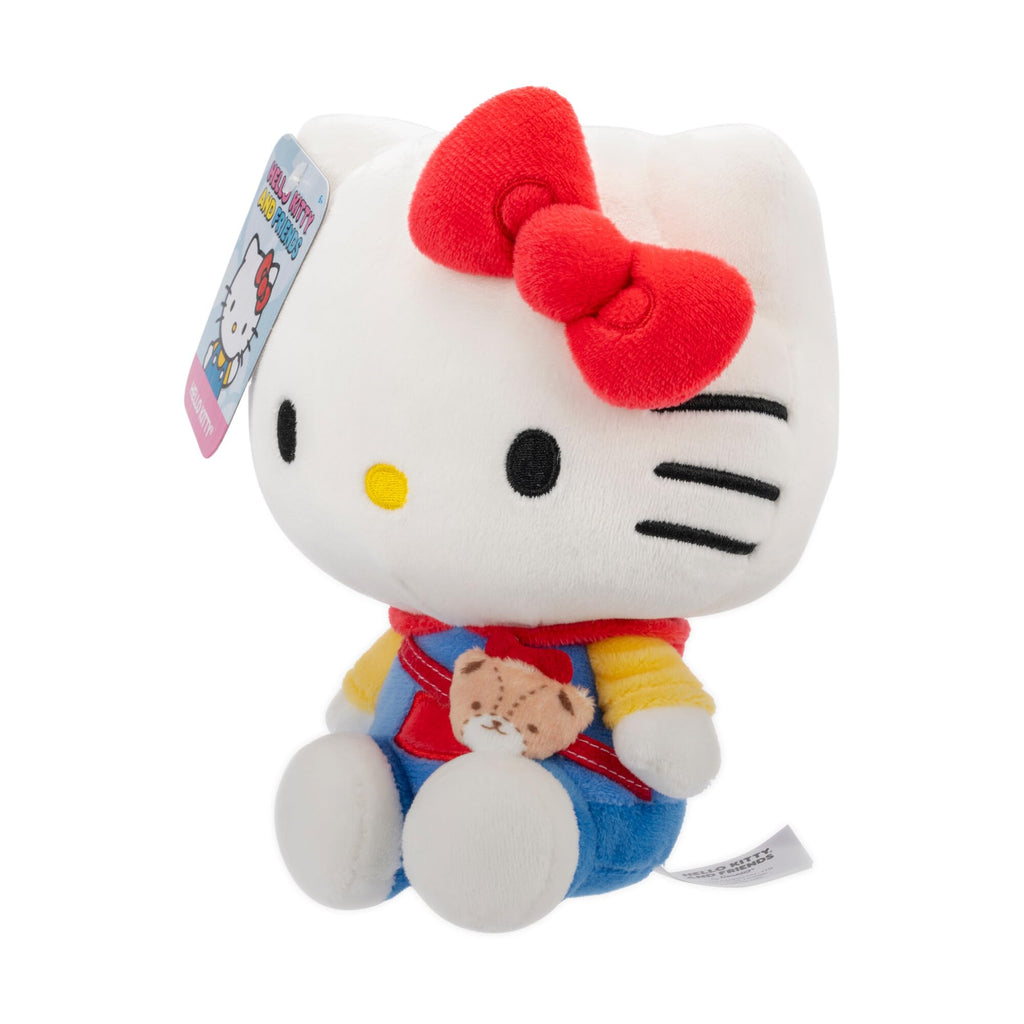 Jazwares Hello Kitty Series 1 Plush - Hoodie Fashion with Tiny Chum Accessory - 8 Inch Super Soft Sanrio Plush