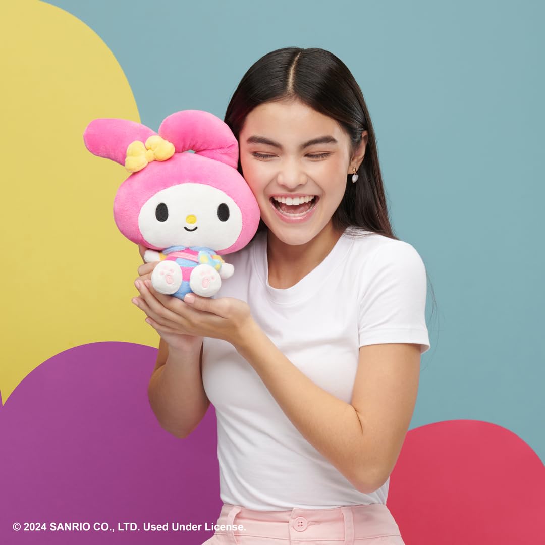 Jazwares My Melody Series 1 Plush Hoodie with Friend Flat - 8 Inch Sanrio