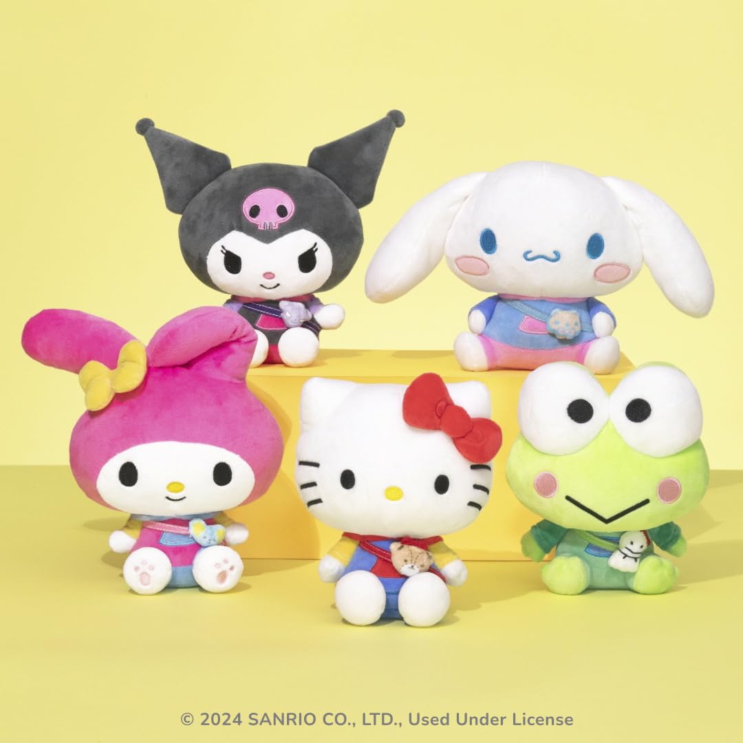 Jazwares My Melody Series 1 Plush Hoodie with Friend Flat - 8 Inch Sanrio