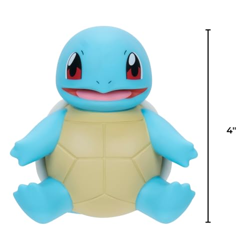 Jazwares Pokémon Squirtle Select Vinyl Figure – 4-Inch Officially Licensed Collectible