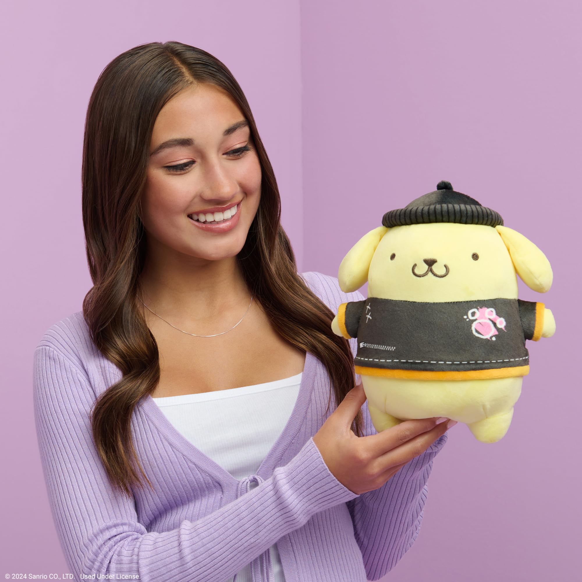 Jazwares Pompompurin Punks Plush 8-Inch Sanrio Amazon Exclusive