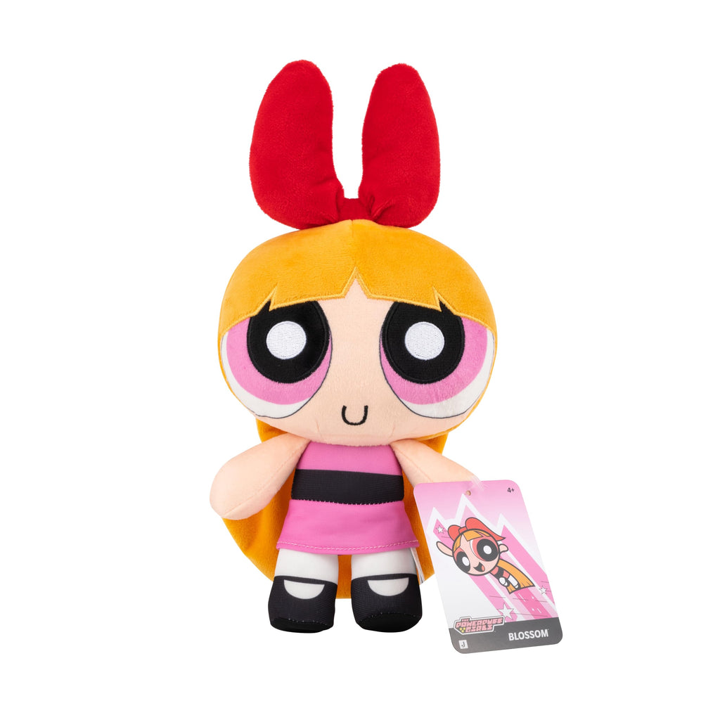 Jazwares Powerpuff Girls Blossom 8-Inch Super-Soft Official Plush Toy