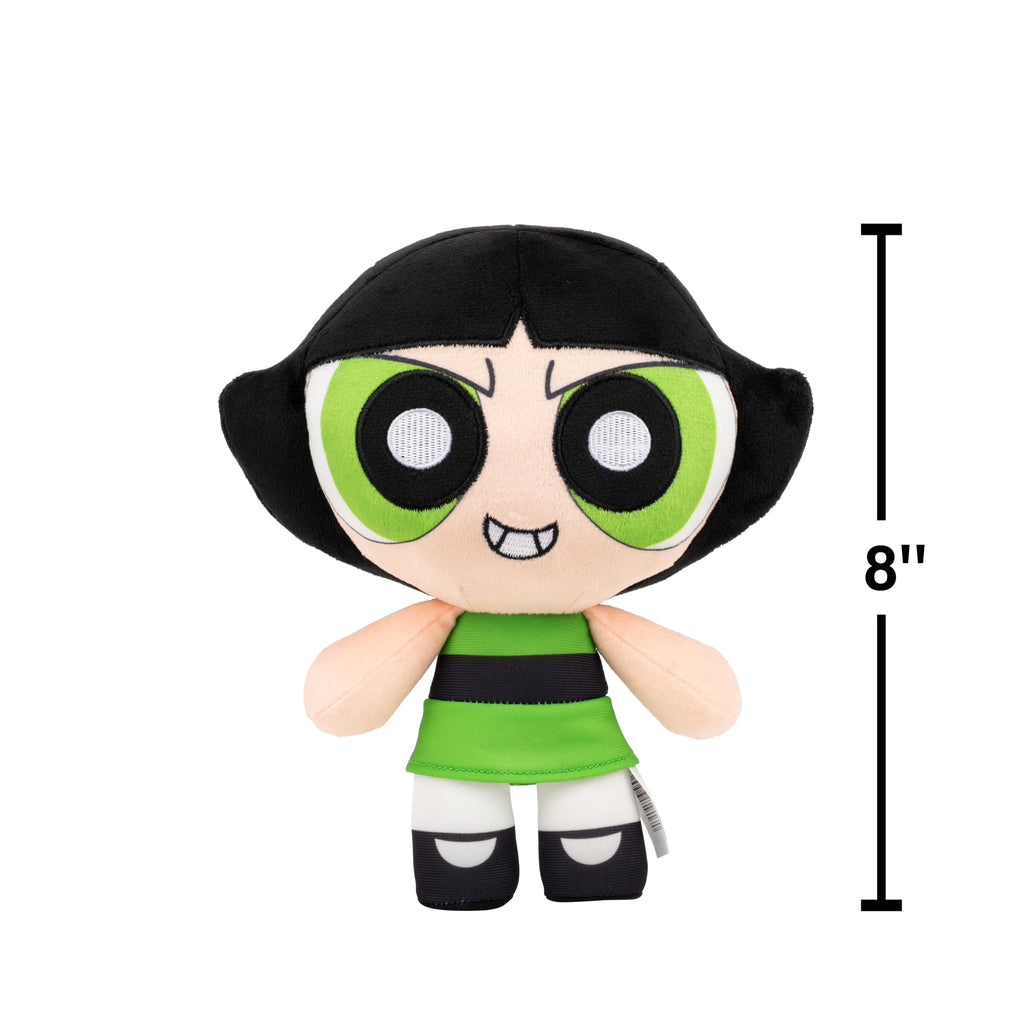 Jazwares Powerpuff Girls Buttercup 8-Inch Plush - Official Soft & Huggable Toy