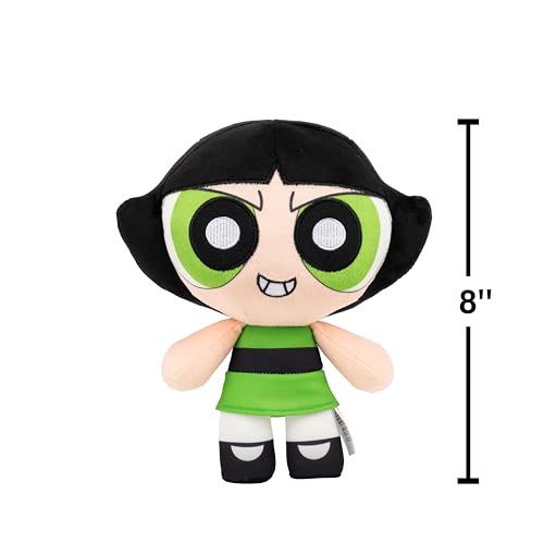 Jazwares Powerpuff Girls Buttercup 8-Inch Plush - Official Soft & Huggable Toy