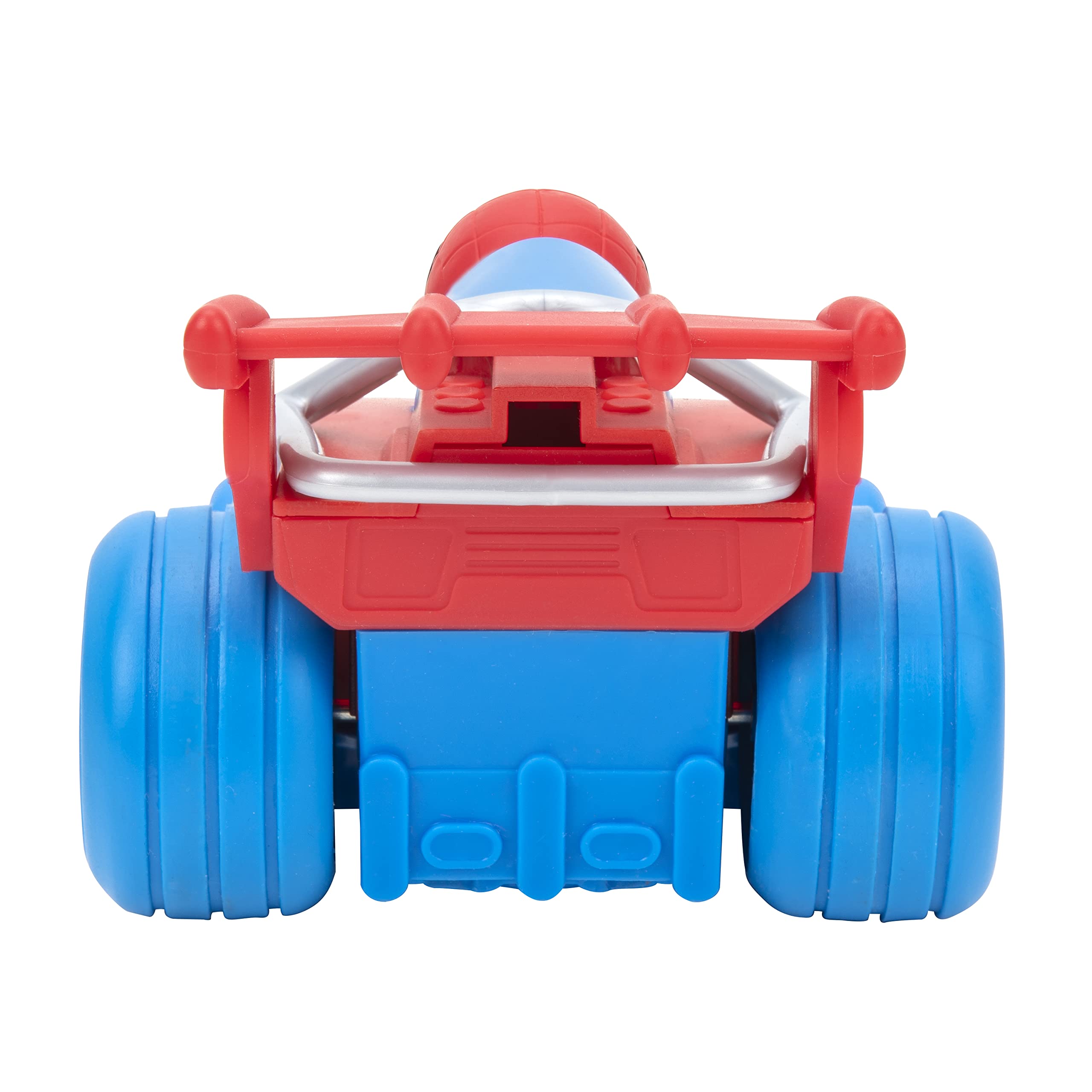 Jazwares Spidey and His Amazing Friends Webbed Wheelie Vehicle – Pull-Back Toy Car with Wheelie Action