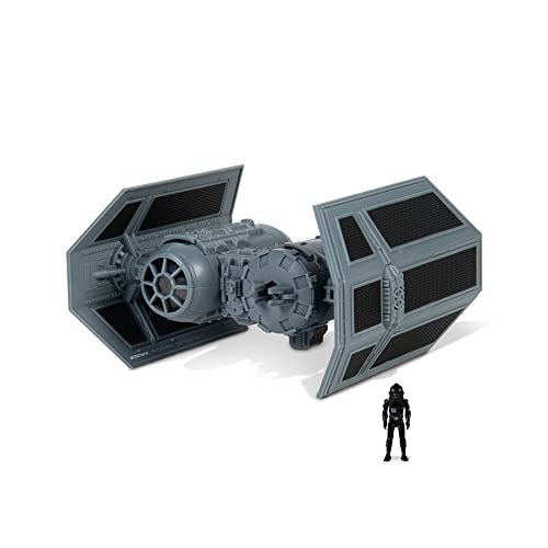 Jazwares Star Wars Micro Galaxy Squadron TIE Bomber – 5-Inch Vehicle with Opening Cockpit and Bomb Bay