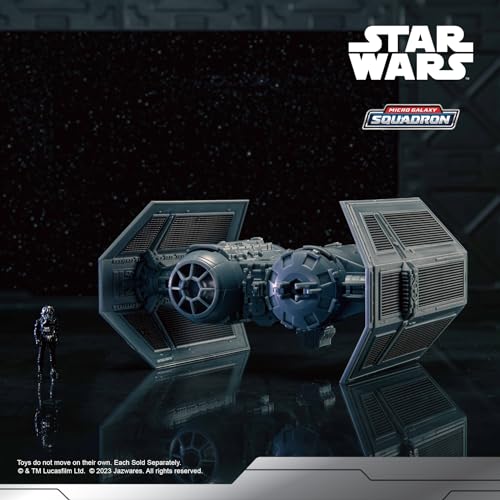 Jazwares Star Wars Micro Galaxy Squadron TIE Bomber – 5-Inch Vehicle with Opening Cockpit and Bomb Bay