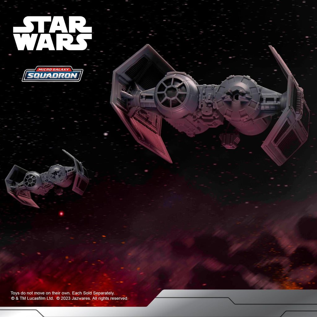 Jazwares Star Wars Micro Galaxy Squadron TIE Bomber – 5-Inch Vehicle with Opening Cockpit and Bomb Bay