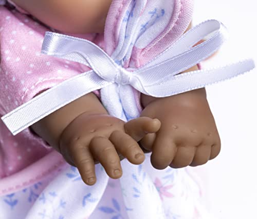 JC Toys La Baby 11-Inch African American Soft Body Doll with Removable Outfit, Hat, Pacifier & Blanket – Washable Baby Doll for Toddlers 12 Months+