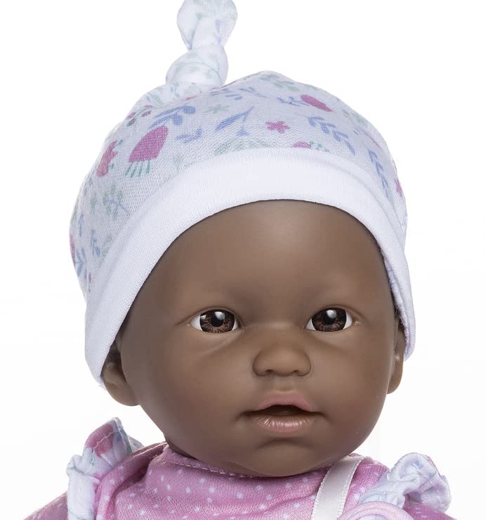 JC Toys La Baby 11-Inch African American Soft Body Doll with Removable Outfit, Hat, Pacifier & Blanket – Washable Baby Doll for Toddlers 12 Months+