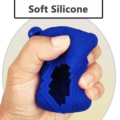 JCHPINE Blue Silicone Cover Case for Bitzee Disney Interactive Digital Pet with Hand Strap