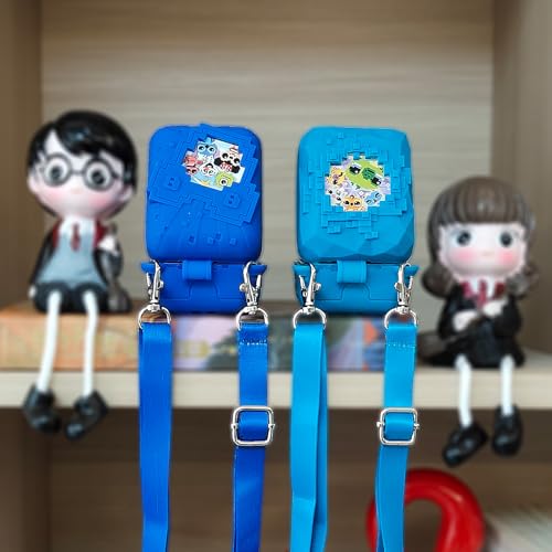 JCHPINE Blue Silicone Cover Case for Bitzee Disney Interactive Digital Pet with Hand Strap