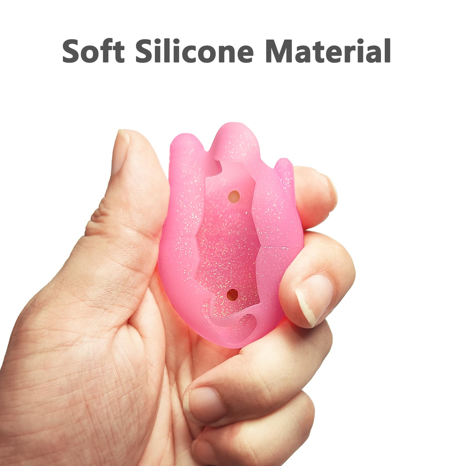 JCHPINE Silicone Cover & Screen Protector for Tamagotchi Connection – Pink