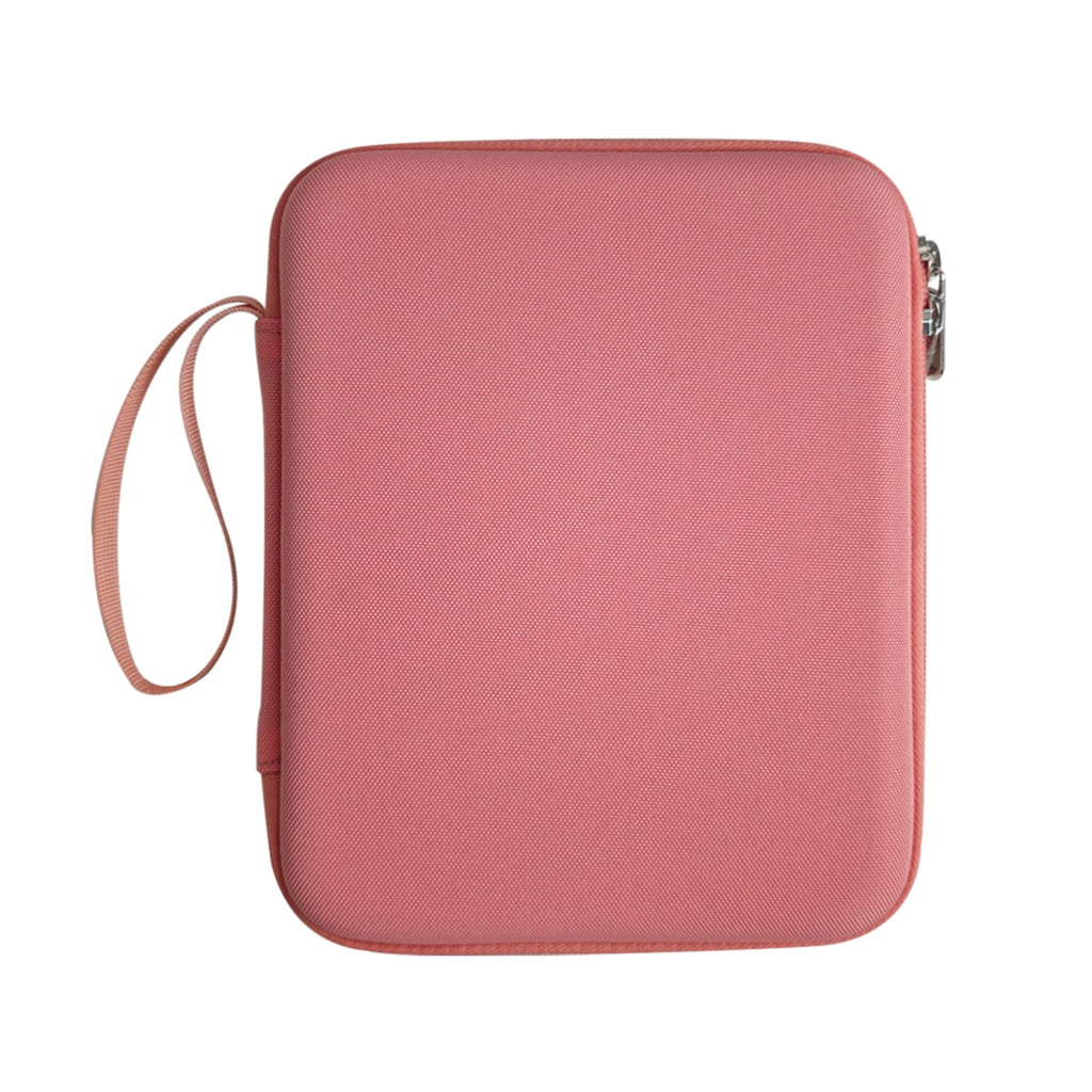 JDSZM Yoto Card Case Holder – 120 Pocket Storage Organizer with Carry Strap, Pink