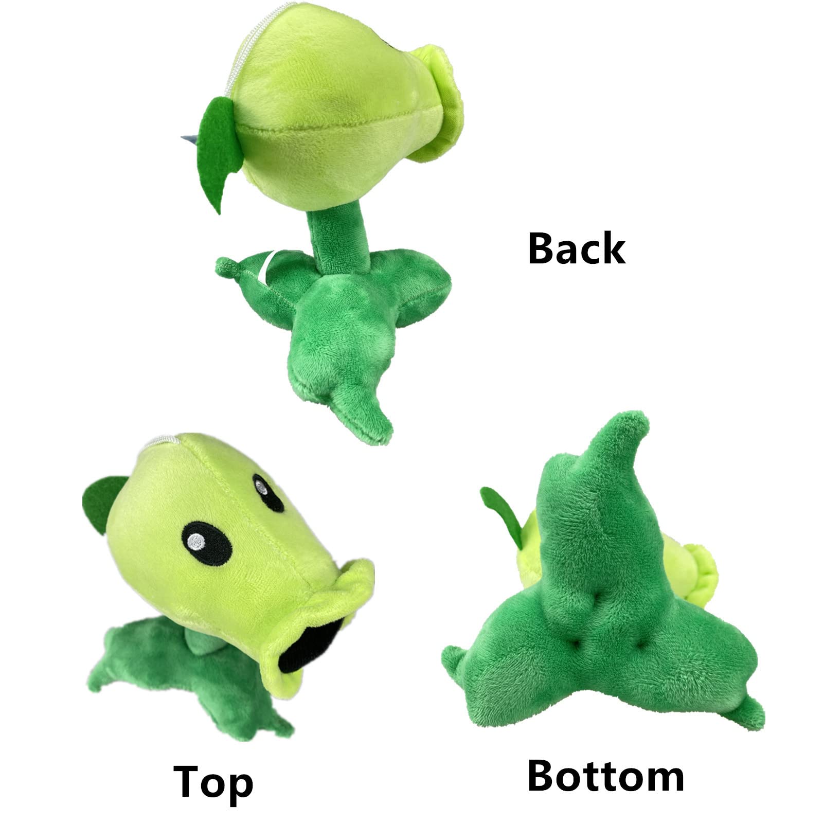 JHESAO 7-Inch Peashooter Plush Toy from Plants vs. Zombies – Soft, Huggable, Collectible