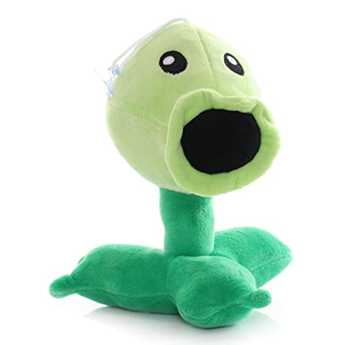 JHESAO 7-Inch Peashooter Plush Toy from Plants vs. Zombies – Soft, Huggable, Collectible