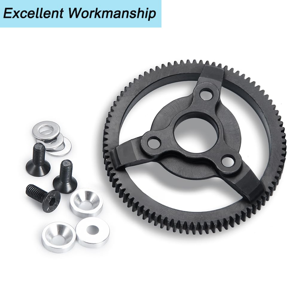 JHR Metal Spur Gear (48P 86T) for 1/10 Slash 2WD, Rustler, Stampede, Telluride RC Cars