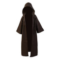 Jila Men's Knight Gothic Fancy Dress - Hooded Robe and Tunic for Halloween Masquerade Cosplay
