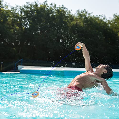 Jishi Water Skipping Balls – 4-Piece Pool & Beach Toy Set for Kids, Teens, and Adults