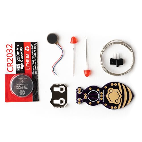 Jitterbug Soldering Kit for Beginners – DIY Insect Circuit with Vibration Motor & LEDs