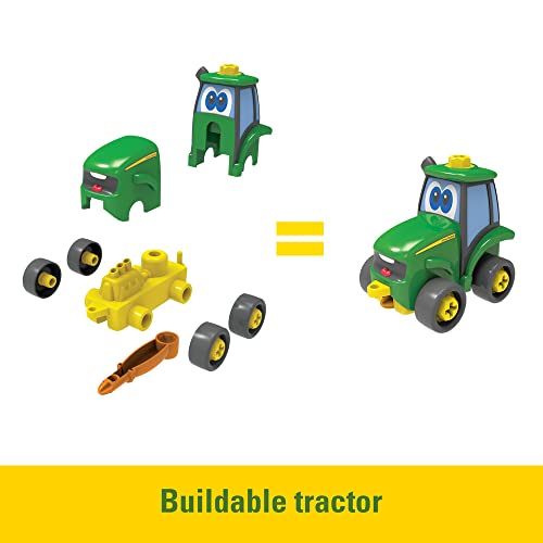 John Deere 47208 Tractor Toy – Easy Assembly Push Toy for Kids