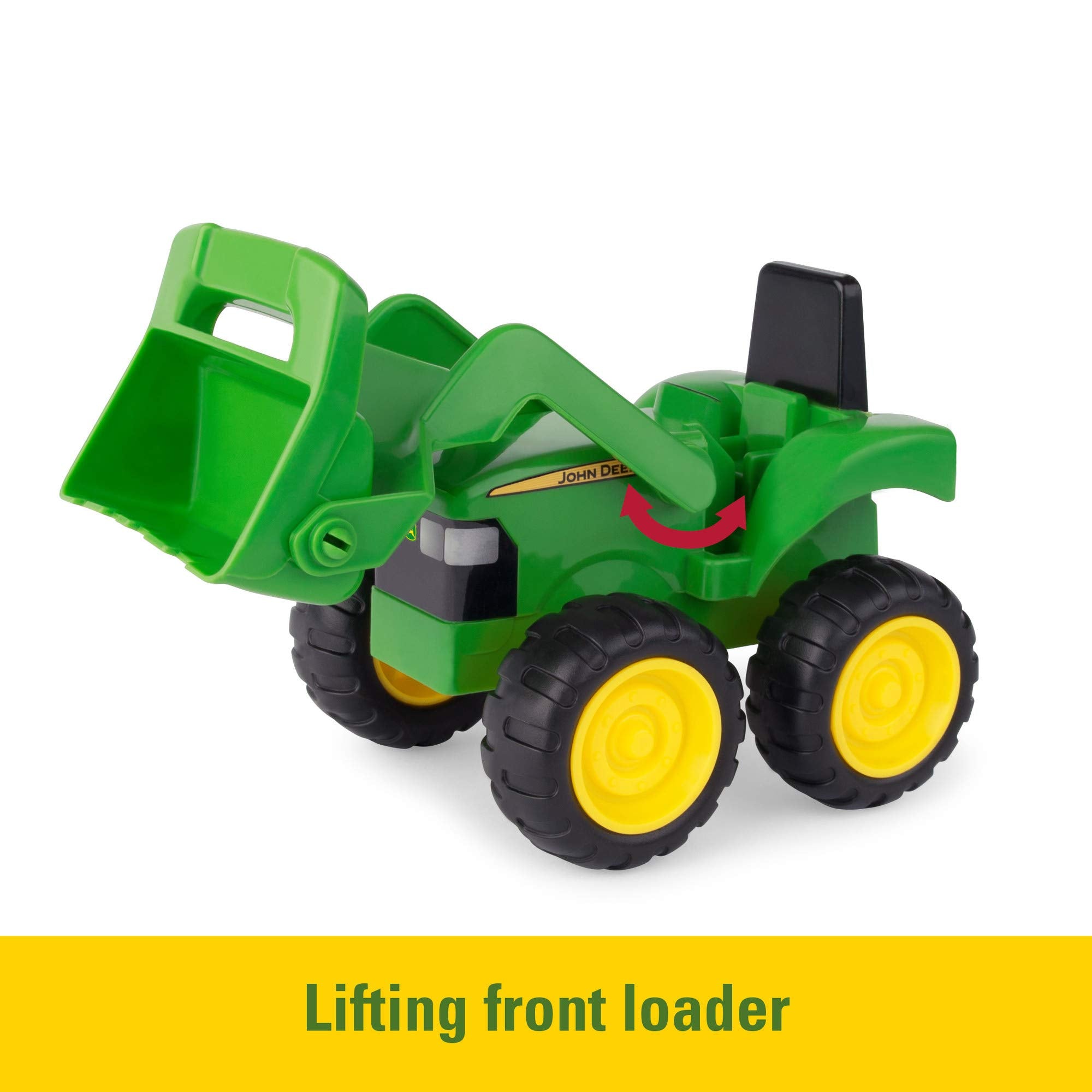 John Deere Dump Truck and Tractor 2-Pack by TOMY - Sandbox Toys for Kids 18 Months+