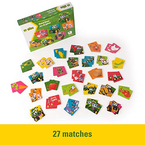 John Deere Kids Matching Game: 54 Farm-Themed Cards for Toddlers & Preschoolers