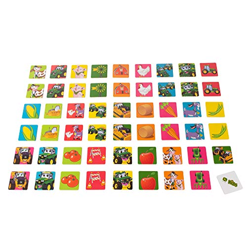 John Deere Kids Matching Game: 54 Farm-Themed Cards for Toddlers & Preschoolers