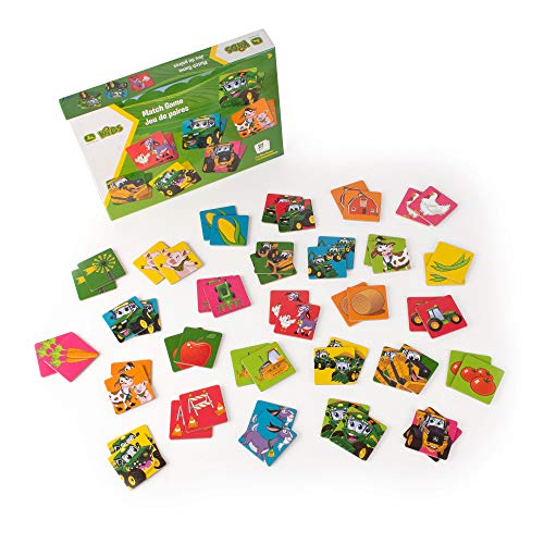 John Deere Kids Matching Game: 54 Farm-Themed Cards for Toddlers & Preschoolers