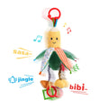 Jollybaby Hanging Rattles for Car Seat, Crib, Stroller – Plush Vegetable Toys with Bell, Crinkle, Teether for Newborns up to 12 Months