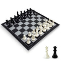 Joneytech 10-Inch Magnetic Travel Chess Set with Folding Board and 2 Extra Queens – Portable Game for Kids and Adults