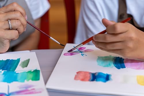 Jovi Watercolor Palette with 18 Bright Colors – Non-Toxic, Quick Drying, Includes Brush