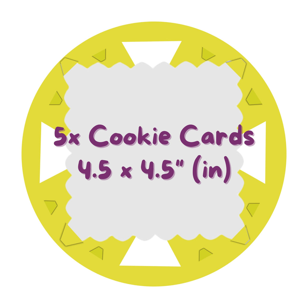 Jovial & Joyful Spin Art Refill Pack: 25 Cardboard Shapes + 6 Paint Colors