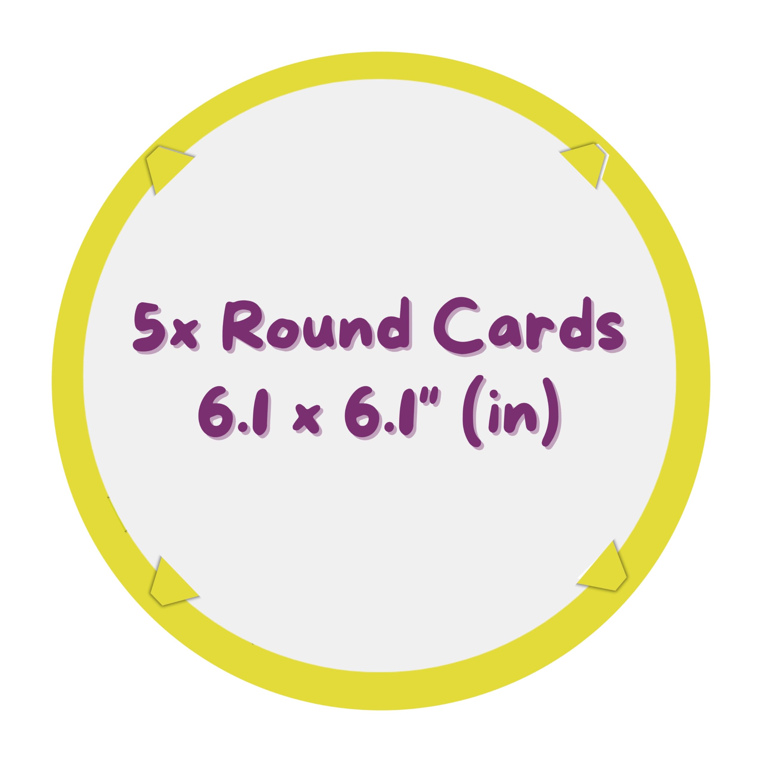 Jovial & Joyful Spin Art Refill Pack: 25 Cardboard Shapes + 6 Paint Colors