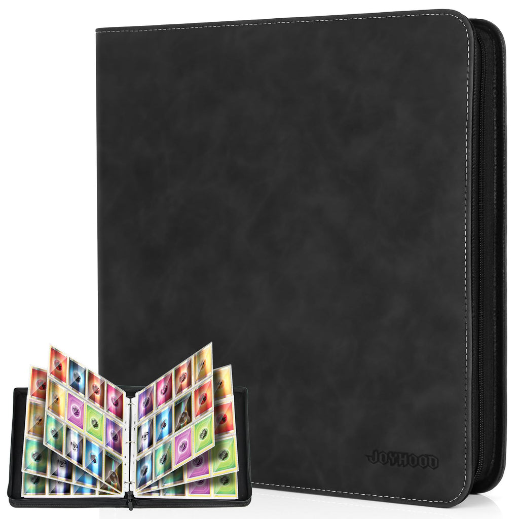 JoyHood 960-Card Trading Card Binder – 40-Page, 12-Pocket Album for TCG/MTG/YGO/Sports Cards