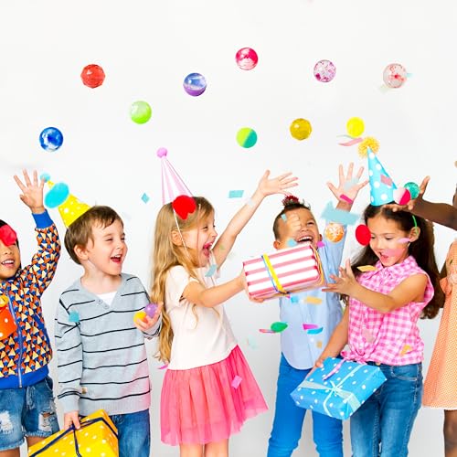 JOYIN 24-Pack Bouncy Balls - 6 Styles, 1.26 Inch Rubber Balls for Party Favors & Prizes