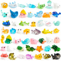 JOYIN 50-Piece Mini Ocean Resin Animals Set – Sea Creatures for Crafts, Slime, Aquarium Decor, and Party Favors