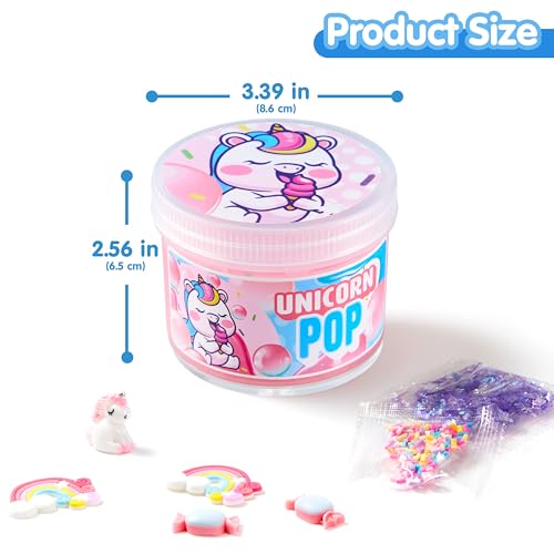 JOYIN Bubblegum Unicorn Slime – 8 oz Soft Non-Sticky Stress Relief Toy for Kids Party Favors