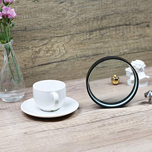 Joytech 4.13'' (105mm) Crystal Glass Concave Mirror Spinning Top Base – K9 Optical Glass, Double Concave Design for Extended Spin & Stability