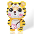 JQARCH Micro Tiger Building Blocks Set – 2000-Piece Pixel Art Model, 4x8x12 Inches, Compatible with Lego, STEM Gift for Ages 8+