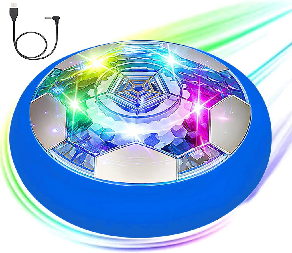 JRD&BS WINLAir Floating Hover Soccer Ball with LED Lights – Battery Powered Indoor/Outdoor Toy for Kids Ages 3-16